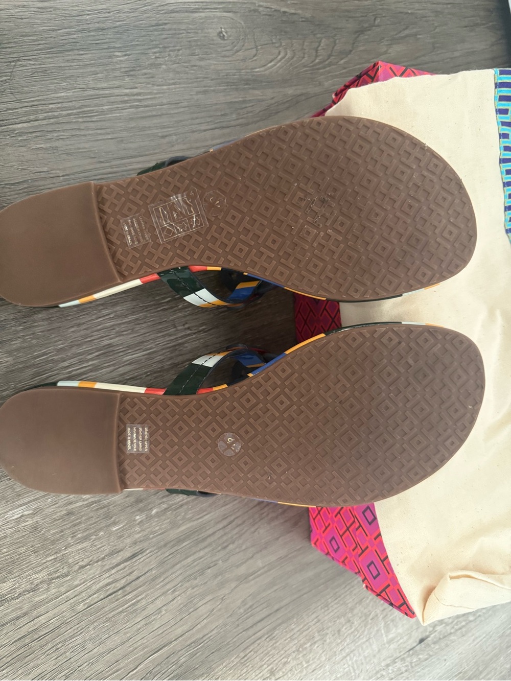 Tory Burch Limited Edition Ballon Stripe Miller In Patent Leather - Picture 9 of 12